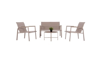 Градински мебели комплект Juliette HM6280.04 - Капучино