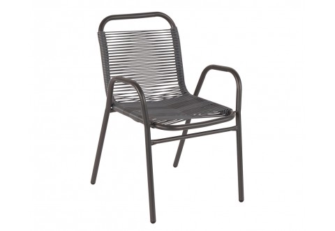 Метален градински стол Avril HM5968.01 - Сив