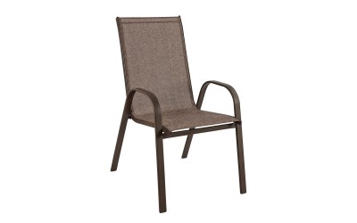 Градински стол Leon HM5000.02 - Кафяв