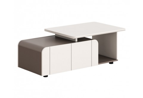 Офис шкаф с вратички Newline HM18285 - Кремавобяло/Светлокафяво Офис шкаф с вратички Newline HM18285 - Кремавобяло/Светлокафяво