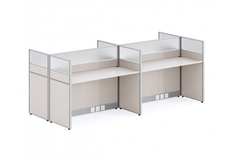 Работна офис станция Newline HM18288 - Кремавобяло Работна офис станция Newline HM18288 - Кремавобяло