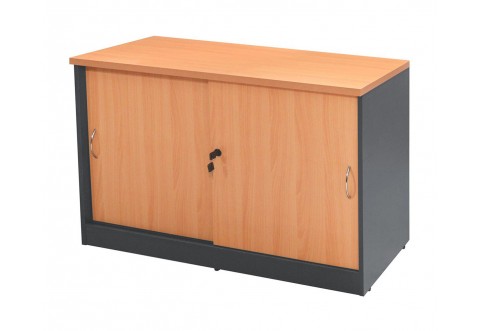 Офис шкаф HM2012.01 - Дъб/Тъмносив