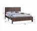 Тапицирана спалня Kreden HM686.03- 160/200 см, Кафява Тапицирана спалня Kreden HM686.03- 160/200 см, Кафява