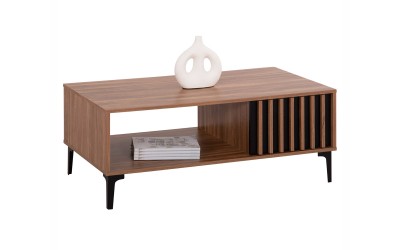 Холна маса Harry HM18007.01 - Натурален/Черен