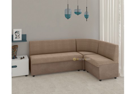 Кухненски ъгъл Торонто - с 2 бр. ракли и функция сън - Бежов