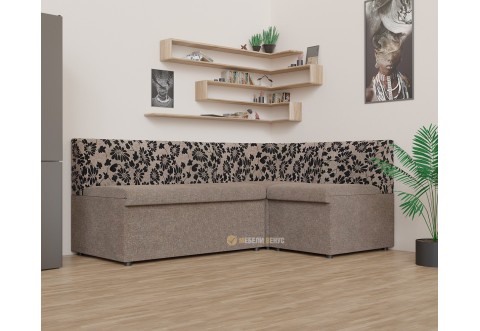 Кухненски ъгъл Торонто - Бежов с флорални мотиви