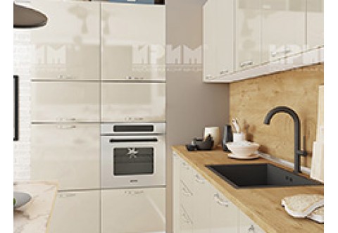 СИТИ МДФ Бежово-гланц и бяло-гладко