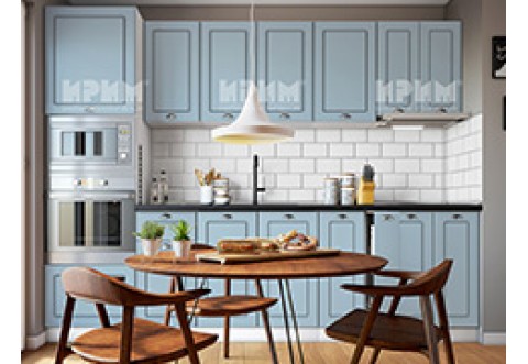 СИТИ МДФ Деним мат и бяло гладко