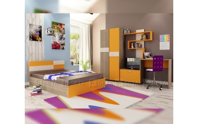 Цялостно детско обзавеждане Диего - По поръчка