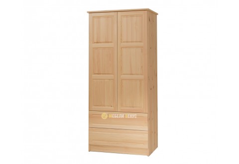 Двукрилен гардероб Ани 80 - 80/50/182 см., Натурален Двукрилен гардероб Ани 80 - 80/50/182 см., Натурален