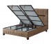 Тапицирана спалня с матрак Bloom - 160/200 см, Кафяв Тапицирана спалня с матрак Bloom - 160/200 см, Кафяв