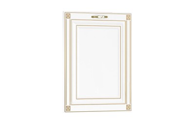 Врата за съдомиялна Imperia 45/72 45см MDF Бял/Златна патина Врата за съдомиялна Imperia 45/72 45см MDF Бял/Златна патина