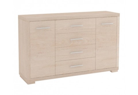 Висок шкаф скрин с 4 чекмеджета Vegas V3 - Светла сантана