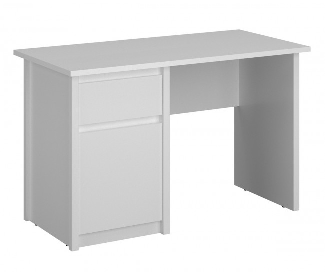 Бюро за компютър Erden BIU 1D1S/120 - Бяло Бюро за компютър Erden BIU 1D1S/120 - Бяло