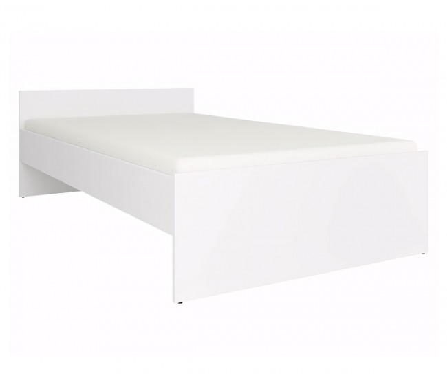 Легло персон и половина Nepo Plus LOZ/120 - 120/200 см, Бяло Легло персон и половина Nepo Plus LOZ/120 - 120/200 см, Бяло