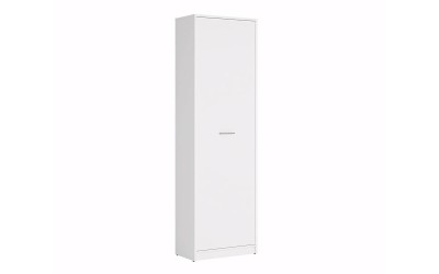 Висок шкаф с вратичка Nepo Plus REG1D, Бял Висок шкаф с вратичка Nepo Plus REG1D, Бял