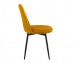 Комплект 2 бр трапезни столове К-373 - Горчица/Черен Комплект 2 бр трапезни столове К-373 - Горчица/Черен