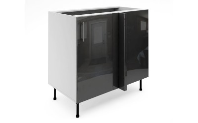 Долен кухненски шкаф Лукс Гланц М7 - 95 см - MDF Антрацит Гланц