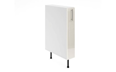 Долен кухненски шкаф Лукс Гланц М10 - 15 см - MDF Крем Гланц