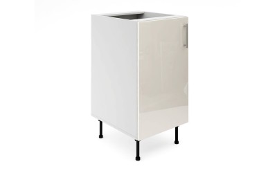 Долен кухненски шкаф Лукс Гланц М2 - 45 см - MDF Крем Гланц