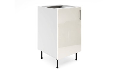 Долен кухненски шкаф Лукс Гланц М2 - 50 см - MDF Крем Гланц