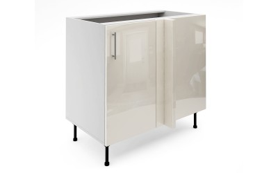 Долен кухненски шкаф Лукс Гланц М7 - 105 см - MDF Крем Гланц