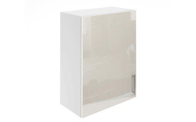 Горен кухненски шкаф Лукс Гланц М16 - 55 см - MDF Крем Гланц