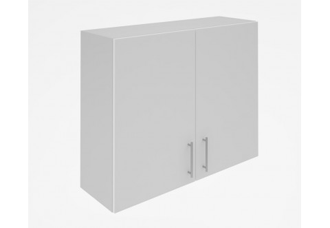Горен кухненски шкаф Лукс мат М20 - 90 см - MDF Супер мат бял