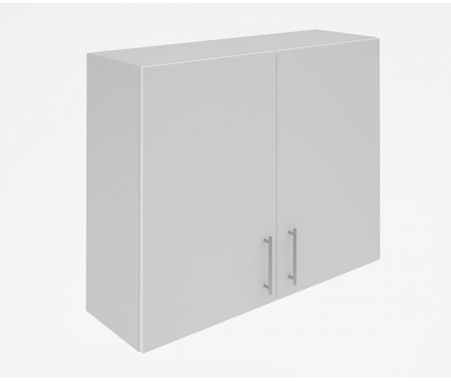 Горен кухненски шкаф Лукс мат М20 - 90 см - MDF Супер мат бял