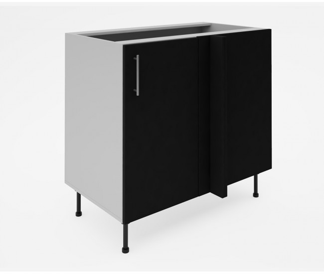Долен кухненски шкаф Лукс мат М7 - 105 см - MDF Супер мат черно Долен кухненски шкаф Лукс мат М7 - 105 см - MDF Супер мат черно