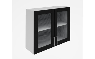 Горен кухненски шкаф MDF Лукс Мат М21 Черно мат