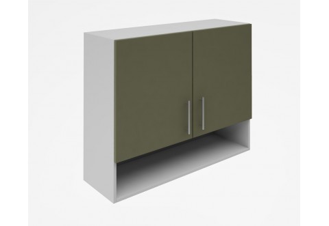 Горен кухненски шкаф Лукс мат М22 - 90 см - MDF Супер мат каменно сиво Горен кухненски шкаф Лукс мат М22 - 90 см - MDF Супер мат каменно сиво
