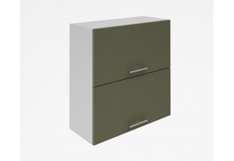 Горен кухненски шкаф Лукс мат М25 - 70 см - MDF Супер мат каменно сиво