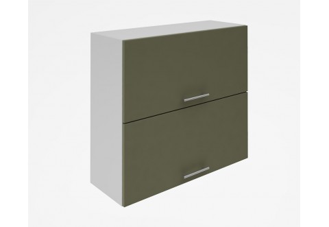 Горен кухненски шкаф Лукс мат М25 - 80 см - MDF Супер мат каменно сиво Горен кухненски шкаф Лукс мат М25 - 80 см - MDF Супер мат каменно сиво