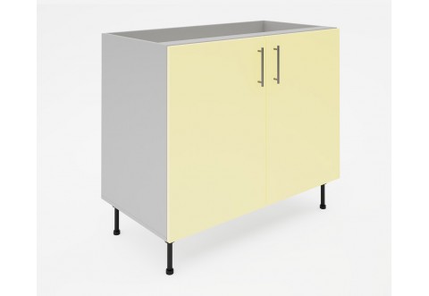 Долен кухненски шкаф Лукс мат М6 - 100 см - MDF Супер мат крем