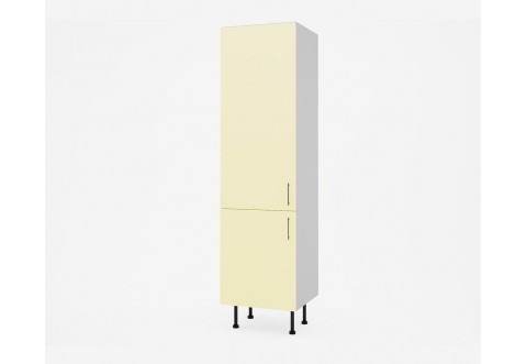 Колонен кухненски шкаф Лукс мат М13 - 60 см - MDF Супер мат крем