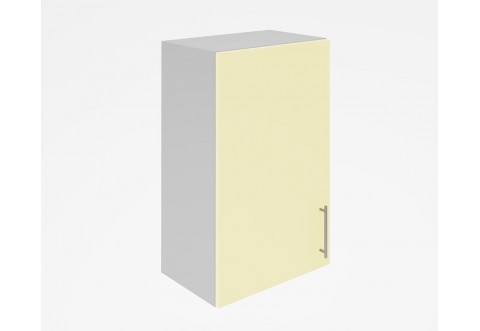 Горен кухненски шкаф Лукс мат М16 - 45 см - MDF Супер мат крем