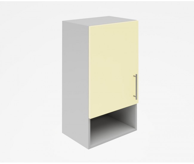 Горен кухненски шкаф Лукс мат М18 - 40 см - MDF Супер мат крем