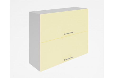 Горен кухненски шкаф Лукс мат М25 - 90 см - MDF Супер мат крем
