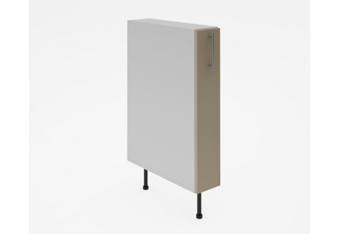 Долен кухненски шкаф Лукс мат М10 - 15 см - MDF Супер мат лате