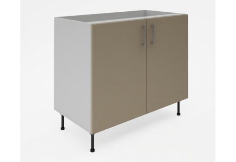 Долен кухненски шкаф Лукс мат М6 - 100 см - MDF Супер мат лате