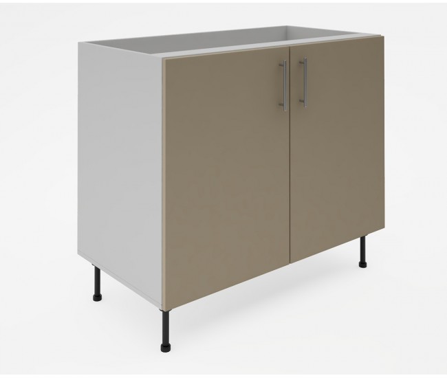 Долен кухненски шкаф Лукс мат М6 - 100 см - MDF Супер мат лате