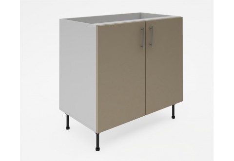 Долен кухненски шкаф Лукс мат М6 - 90 см - MDF Супер мат лате