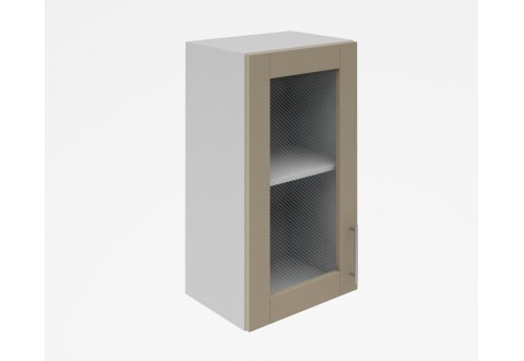 Горен кухненски шкаф Лукс мат М17 - 40 см - MDF Супер мат лате