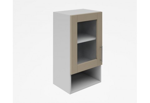Горен кухненски шкаф Лукс мат М19 - 40 см - MDF Супер мат лате
