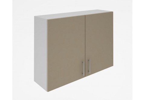 Горен кухненски шкаф Лукс мат М20 - 100 см - MDF Супер мат лате