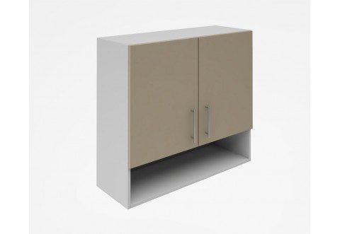 Горен кухненски шкаф Лукс мат М22 - 80 см - MDF Супер мат лате
