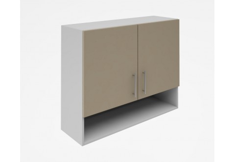 Горен кухненски шкаф Лукс мат М22 - 90 см - MDF Супер мат лате