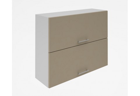 Горен кухненски шкаф Лукс мат М25 - 90 см - MDF Супер мат лате