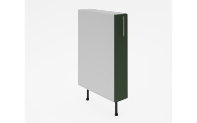 Долен кухненски шкаф Лукс мат М10 - 15 см - MDF Супер мат маслина